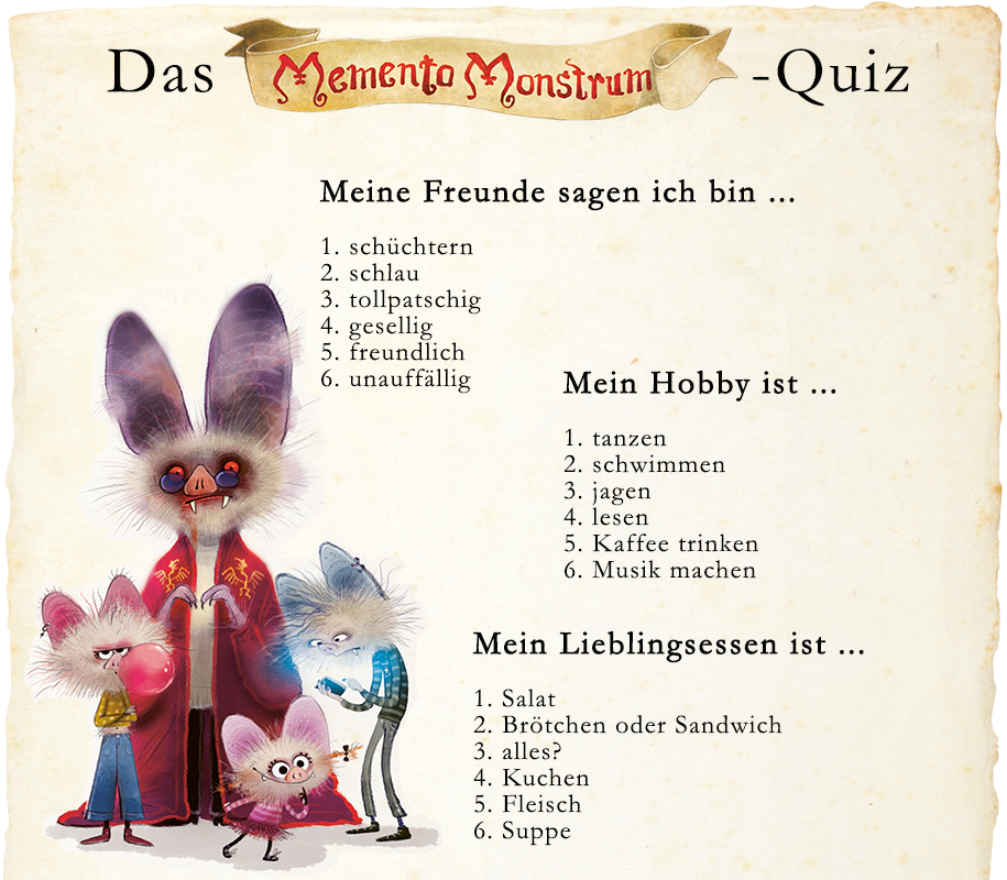 Test Welches Monster Bist Du Coppenrath Verlag Die Spiegelburg Holker Verlag